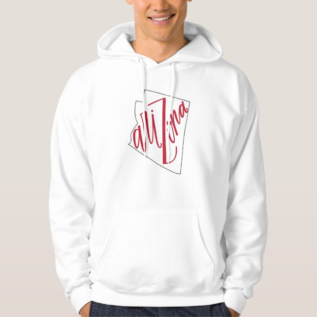 Arizona | State Typography Design Hoodie (Front)