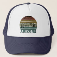 arizona state vintage sunset landscape az