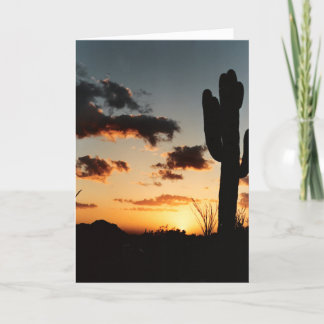 Arizona Sunet Picture Father's Day Card