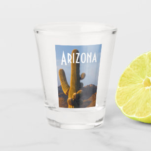 Arizona - Sunlit Saguaro Shot Glass