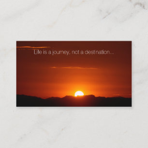 Arizona Sunrise Inspirational Business Name Card