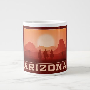 Arizona Sunset custom monogram jumbo mug