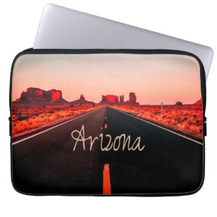 Arizona Sunset Desert Red Rocks Laptop Sleeve