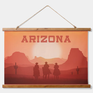 Arizona Sunset Hanging Tapestry