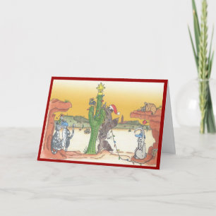 Arizona Sunset Holiday Card