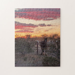 Arizona Sunset Horse  Jigsaw Puzzle