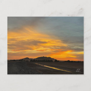 Arizona Sunset Postcard