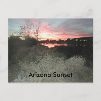 Arizona Sunset Postcard