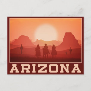 Arizona Sunset postcard