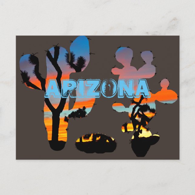 Arizona Sunset Postcard (Front)