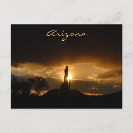 Arizona Sunset Postcard