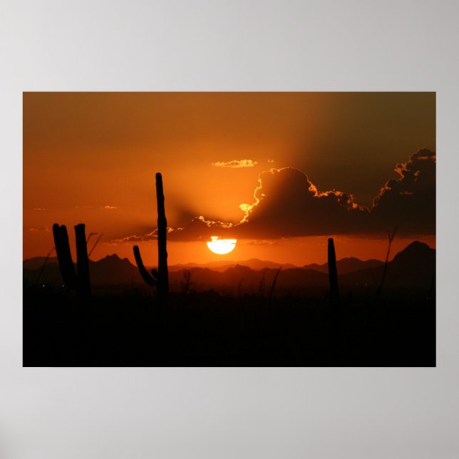 Arizona Sunset Poster (Front)