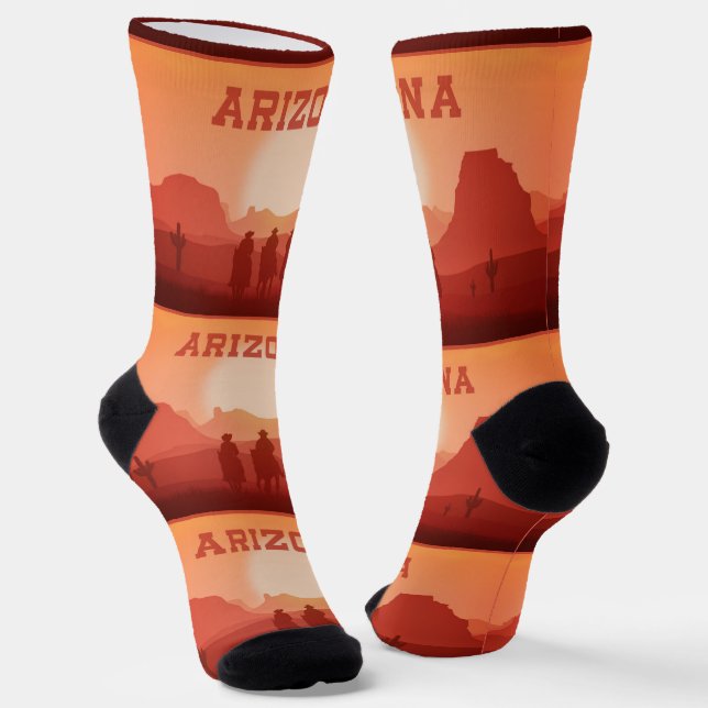 Arizona Sunset Socks (Angled)