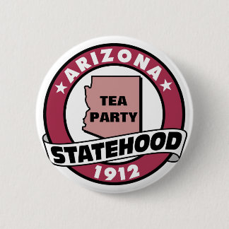 ARIZONA TEA PARTY STATE 6 CM ROUND BADGE