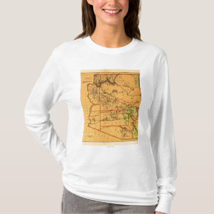 Arizona TerritoryPanoramic MapArizona T-Shirt
