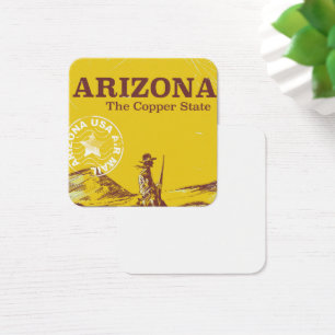 Arizona the copper state vintage travel poster