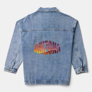 Arizona The Grand Canyon State Beautiful Sunset Denim Jacket