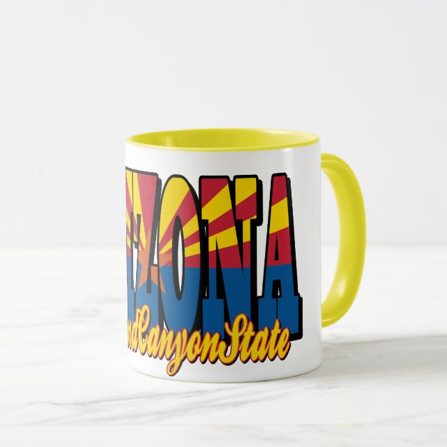 Arizona the Grand Canyon State Mug (Front Right)