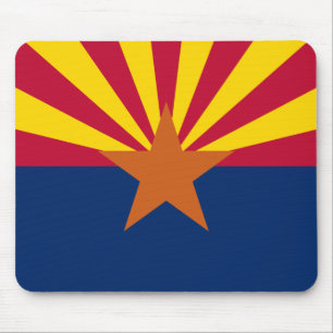 Arizona The Grand Canyon State US Flag Mouse Pad