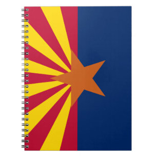 Arizona The Grand Canyon State US Flag Notebook