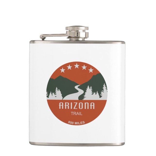 Arizona Trail Hip Flask (Front)