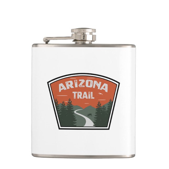 Arizona Trail Hip Flask (Front)