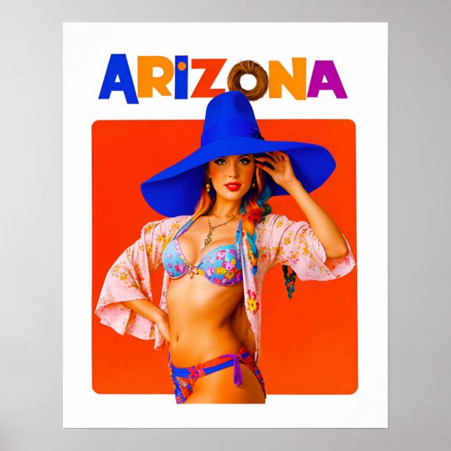 Arizona Travel Poster  (Front)