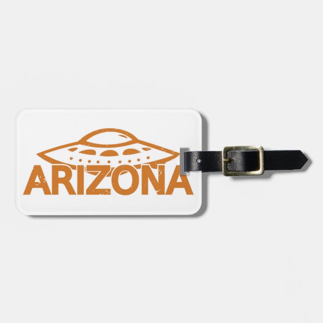 Arizona UFO Luggage Tag (Front Horizontal)