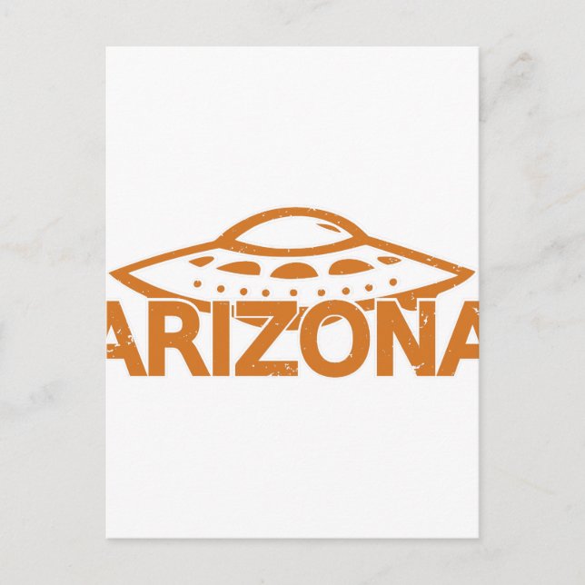 Arizona UFO Postcard (Front)