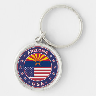 Arizona, USA states Key Ring