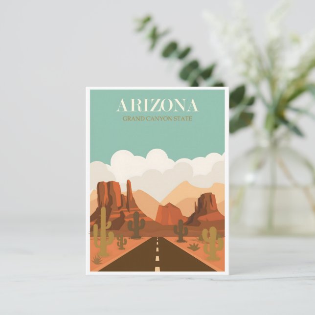 Arizona vintage poster postcard (Standing Front)