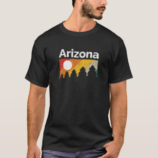 Arizona Vintage Sunset Outdoors Hiking Souvenir T-Shirt