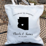 Arizona Wedding Welcome Bag, Hotel Guest Tote Bag<br><div class="desc">Wedding weekend welcome gift bag for out of town guests to your wedding,  featuring image of Arizona.  Fill tote with your favourite goodies.</div>