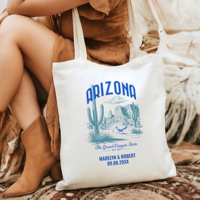Arizona Wedding Welcome Gift Bridesmaids, Guests Tote Bag (Creator Uploaded)