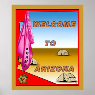 Arizona Welcomes Obama Poster