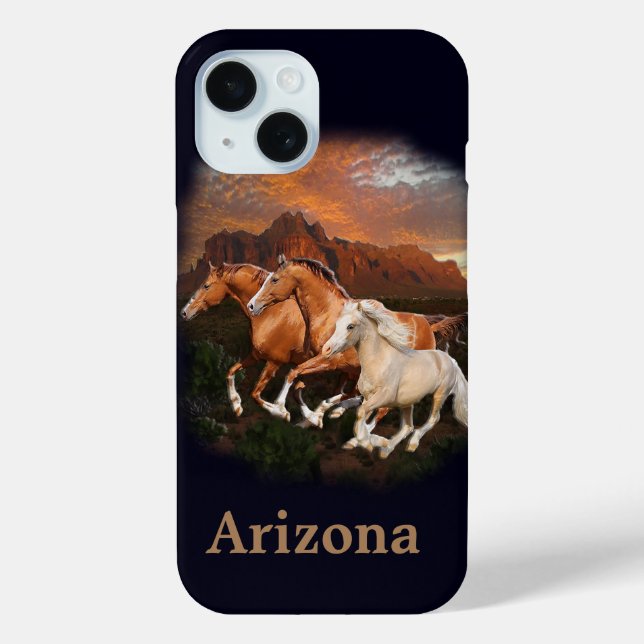  Arizona Wild Horses Case-Mate iPhone Case (Back)