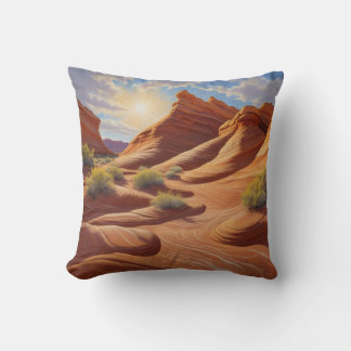Arizona's The Wave in Coyote Buttes Cushion