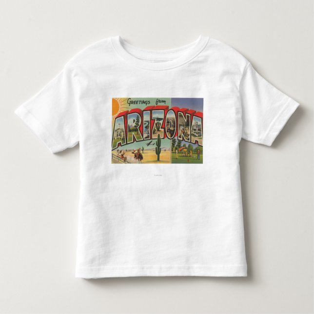 ArizonaThe SunLarge Letter ScenesArizona Toddler T-Shirt (Front)