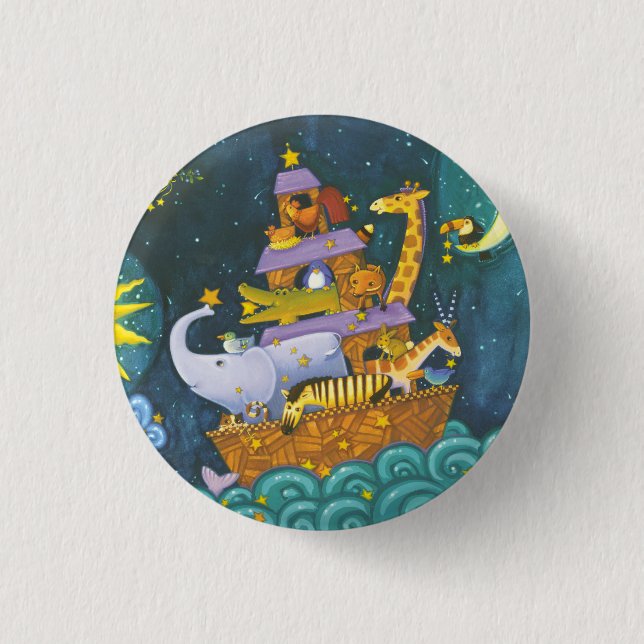 Ark At Night 3 Cm Round Badge (Front)