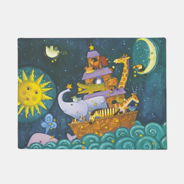 Ark At Night Doormat (Front)