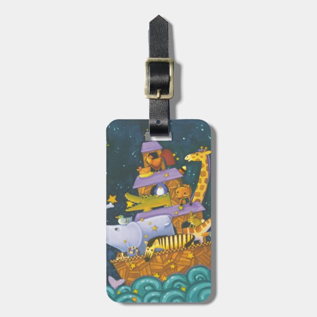 Ark At Night Luggage Tag (Front Vertical)