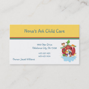 Ark Child Care Business Card
