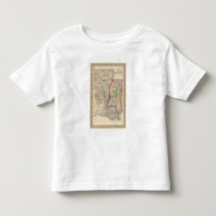 Ark, Miss, La Map by Mitchell Toddler T-Shirt