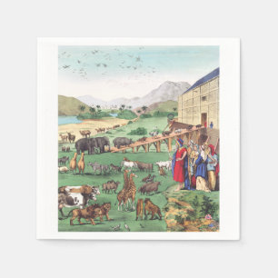 Ark of Noah with animals Napkin