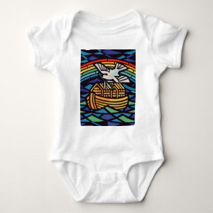 Ark of Noah with Holy Spirit Baby Bodysuit