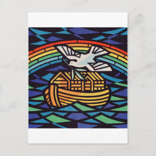 Ark of Noah with Holy Spirit Postcard