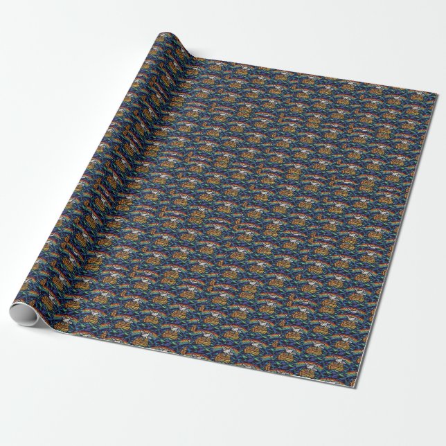Ark of Noah with Holy Spirit Wrapping Paper (Unrolled)