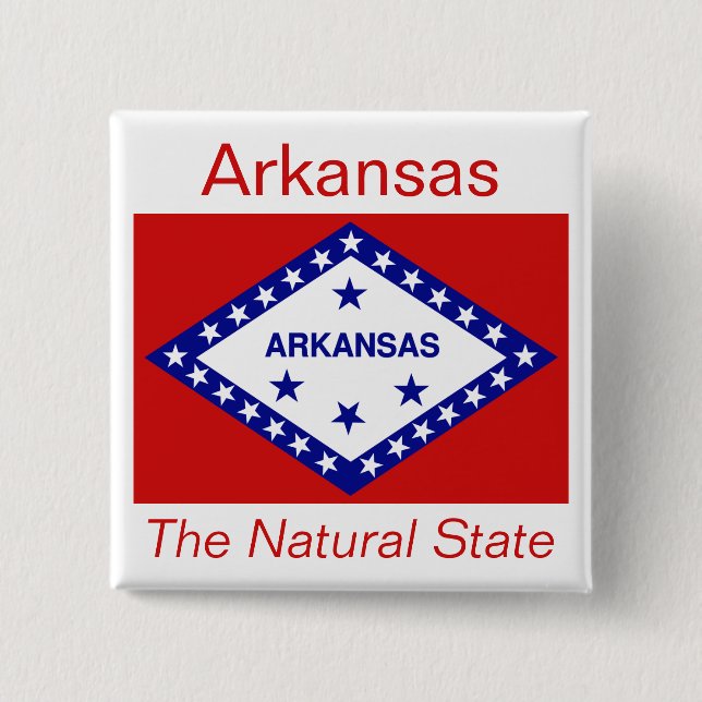 Arkansan Flag Button (Front)