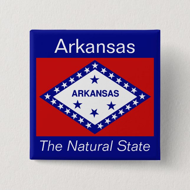 Arkansan Flag Button (Front)