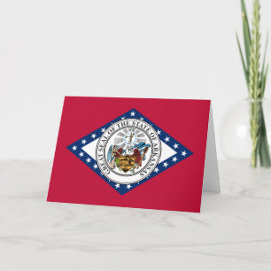 Arkansan Flag & Seal, Flag of Arkansas Card